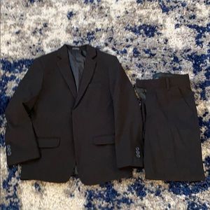 Boys black Calvin Klein suit
